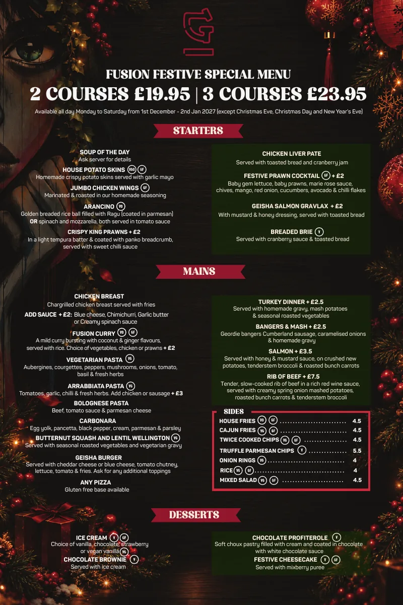 Festive Special Menu